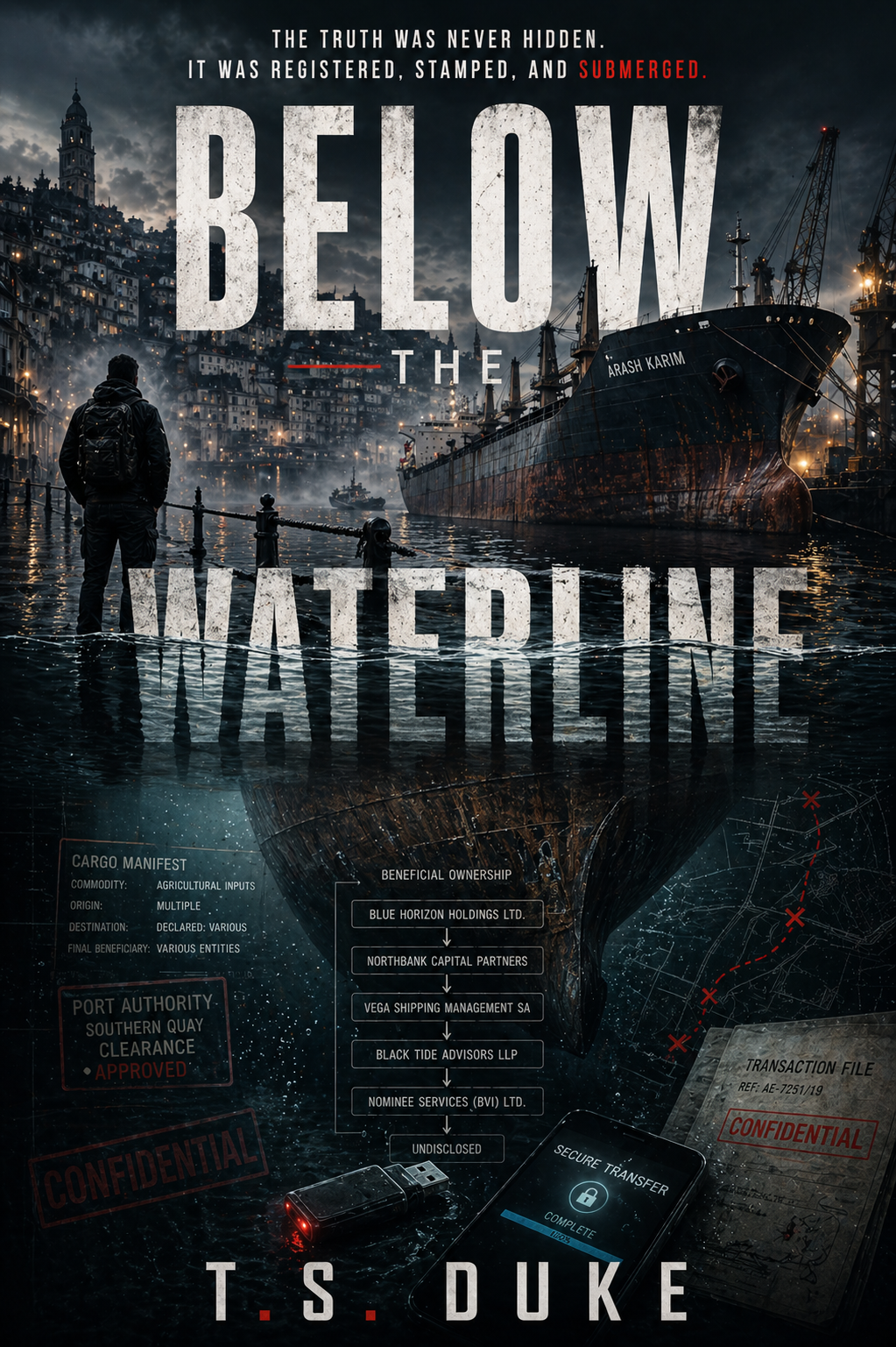 Cover of Below the Waterline by T.S. Duke.