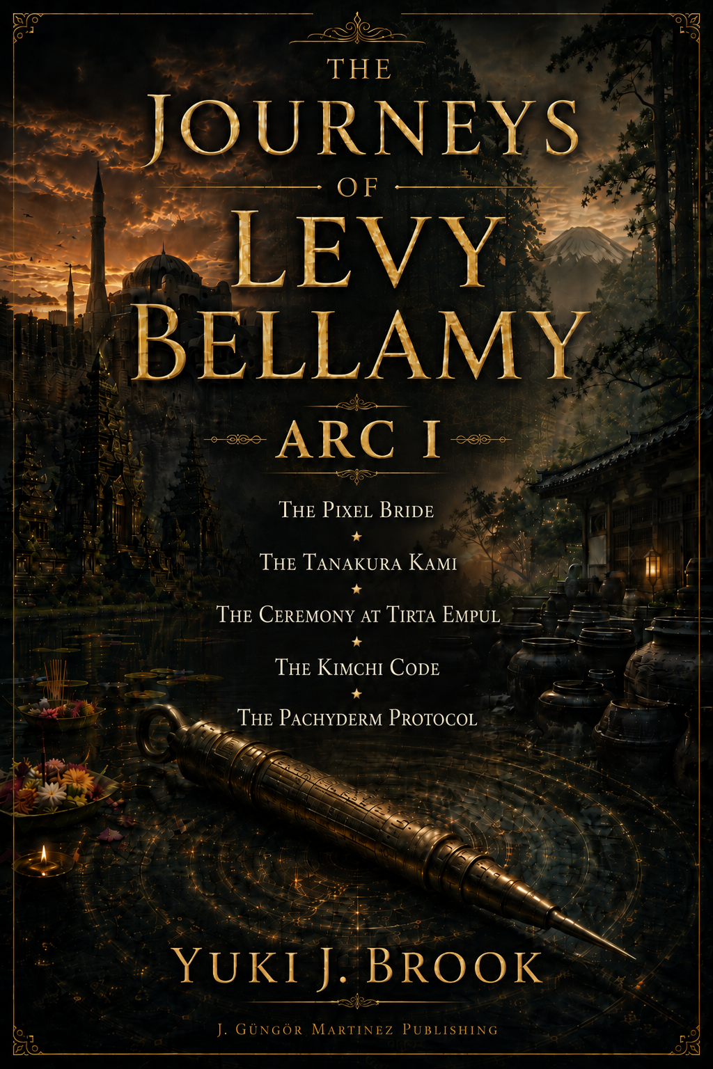 Cover of The Journeys of Levy Bellamy: Arc I by Yuki J. Brook.