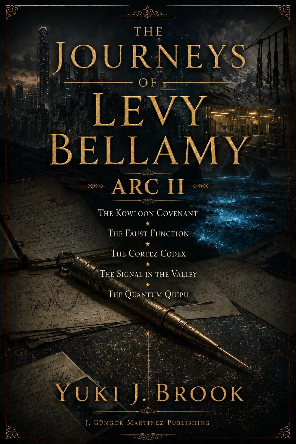 Cover of The Journeys of Levy Bellamy: Arc II by Yuki J. Brook.